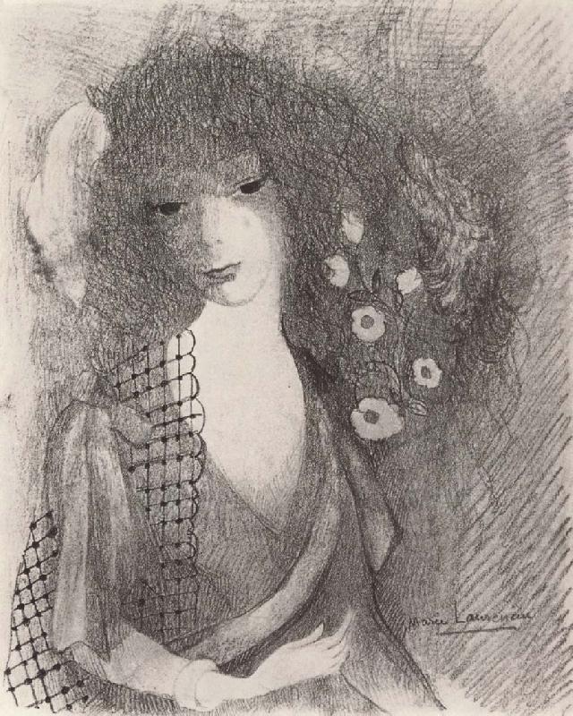 Marie Laurencin Woman wearing the shawl